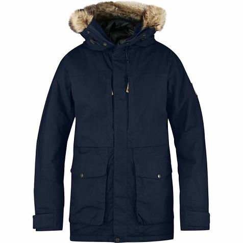 Fjallraven Men Barents Parkas Navy PH17017 Philippines